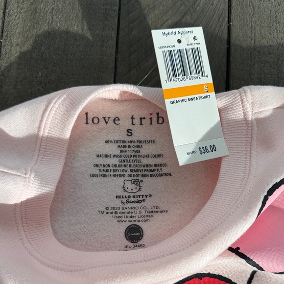 Light Pink Hello Kitty Sweatshirt - Picture 2 of 3